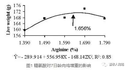 日糧補(bǔ)充精氨酸對肉雛雞生長性能和小腸形態(tài)的影響