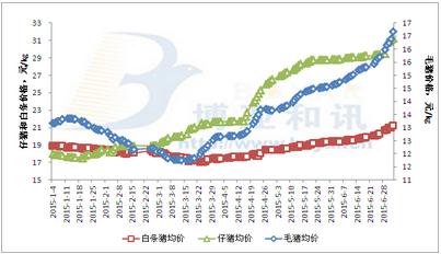 東北豬價(jià)震蕩調(diào)整，南方開(kāi)啟上漲模式